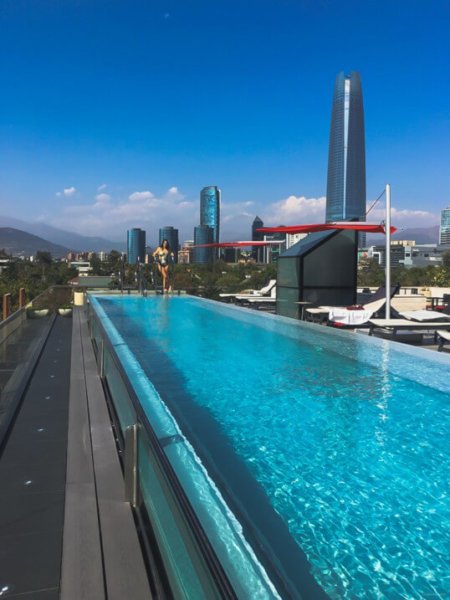 Santiago rooftop pool