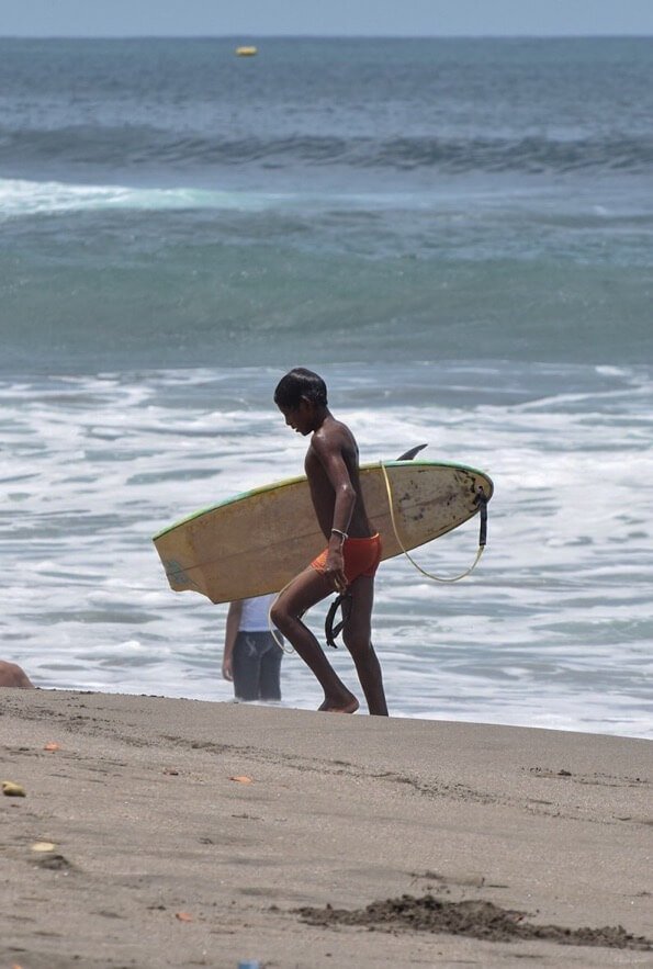 Nicaraguan Surf Kid