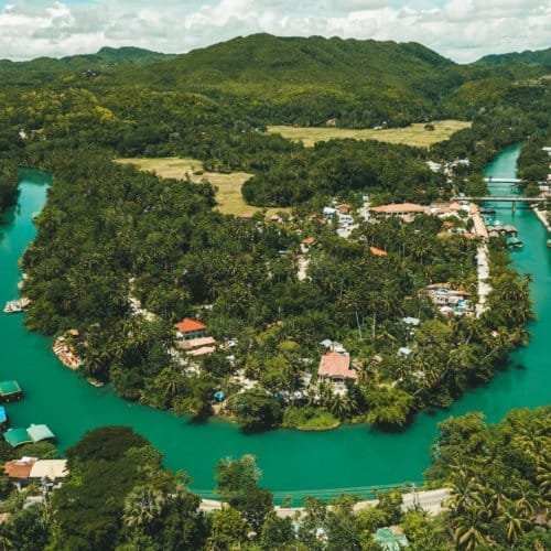 Drone Loboc River