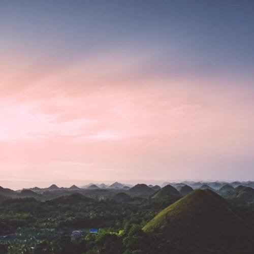 Bohol Chocolate Hills Sunrise