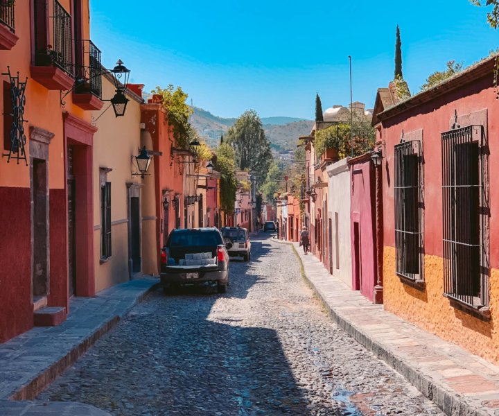 Rues Colorées San Miguel De Allende